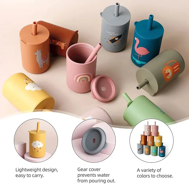 Leak-proof Silicone Drinking Cup