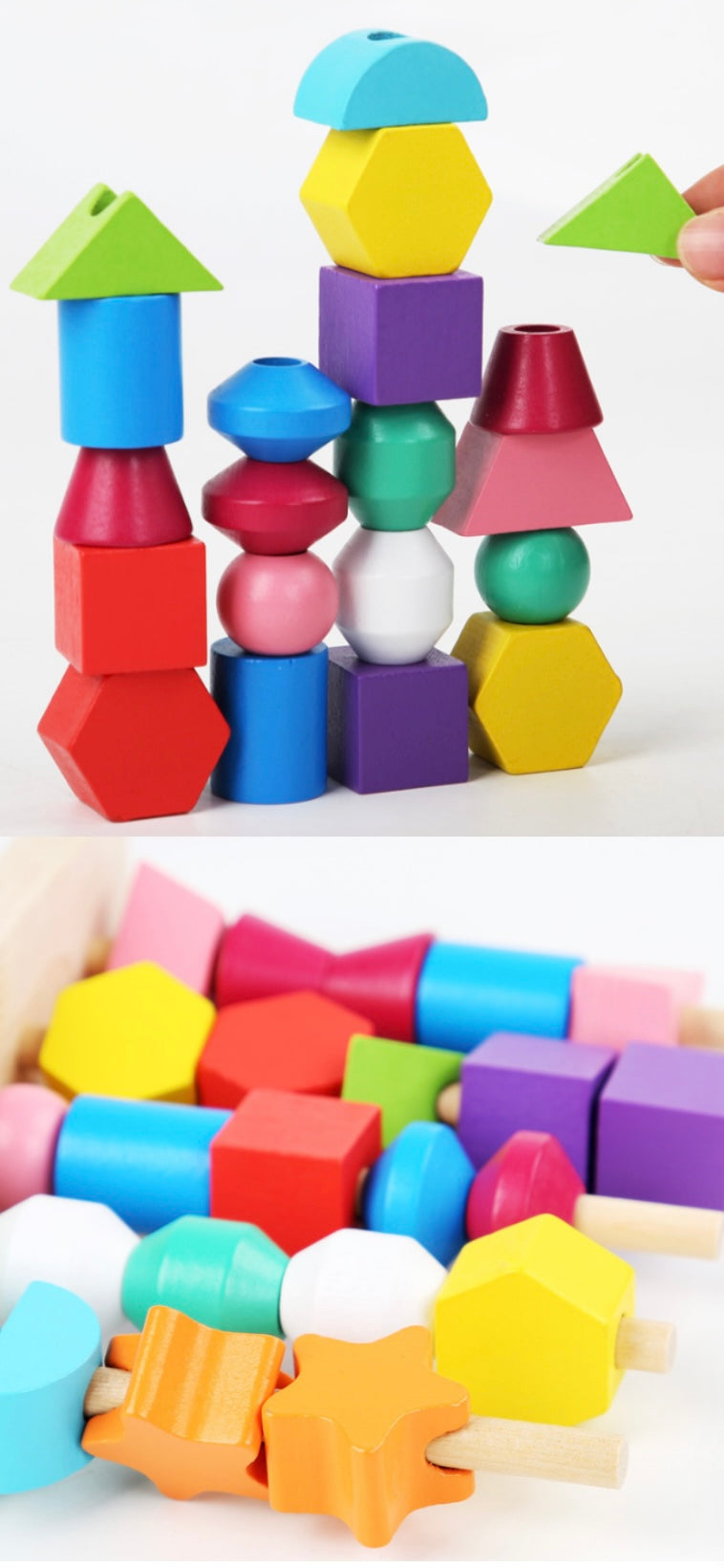 Montessori Geometric Stacker Edutoy® (One Set)