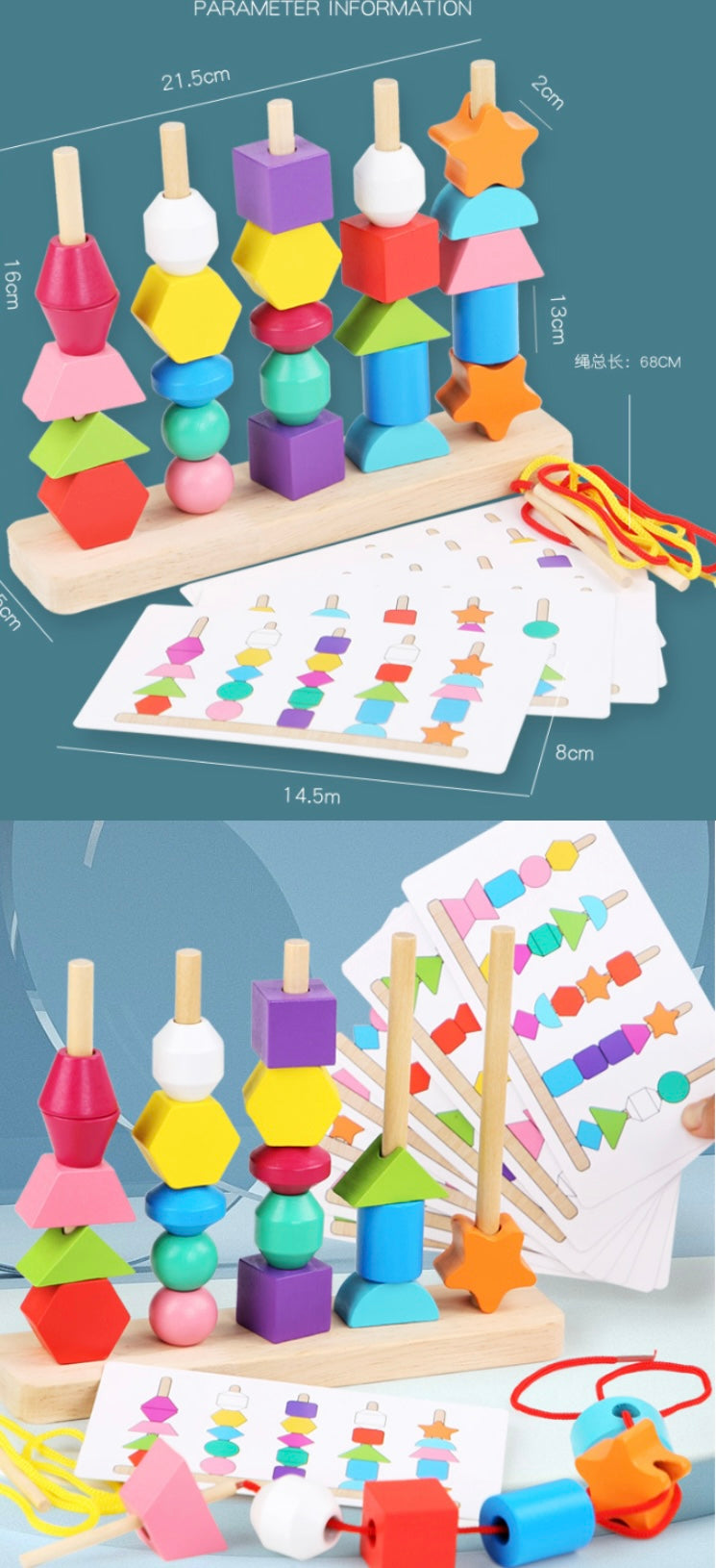 Montessori Geometric Stacker Edutoy® (One Set)