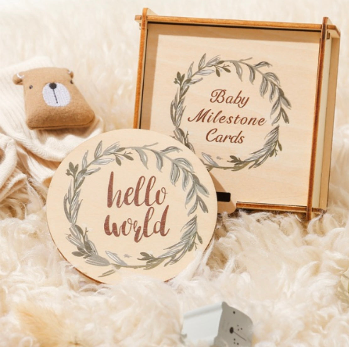 Baby Milestone Cards Set