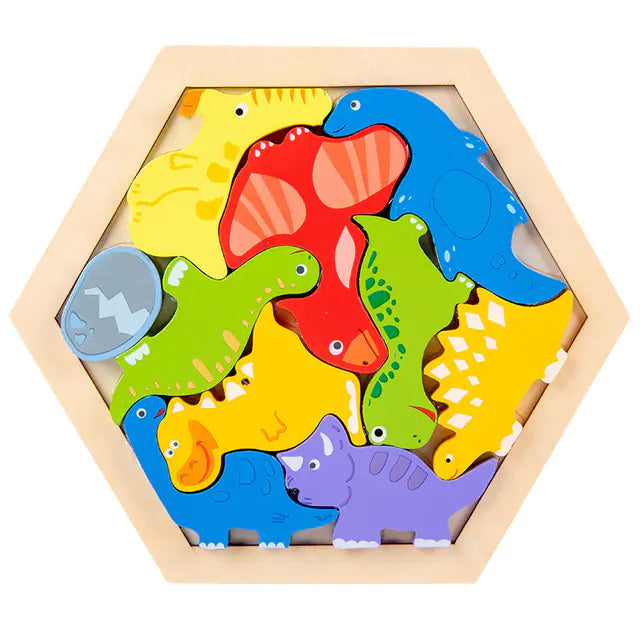Montessori 3D Wooden Puzzle