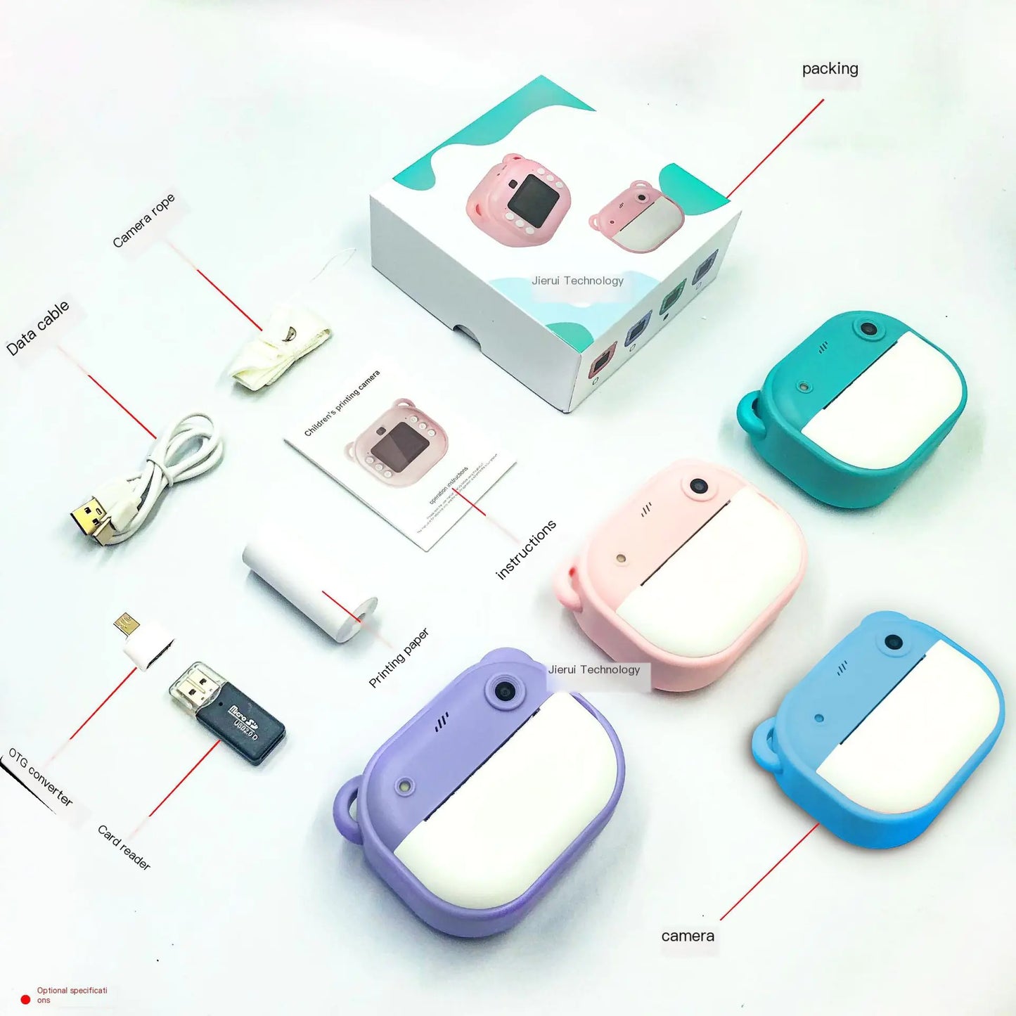 HD Instant Print Dual Lens Camera