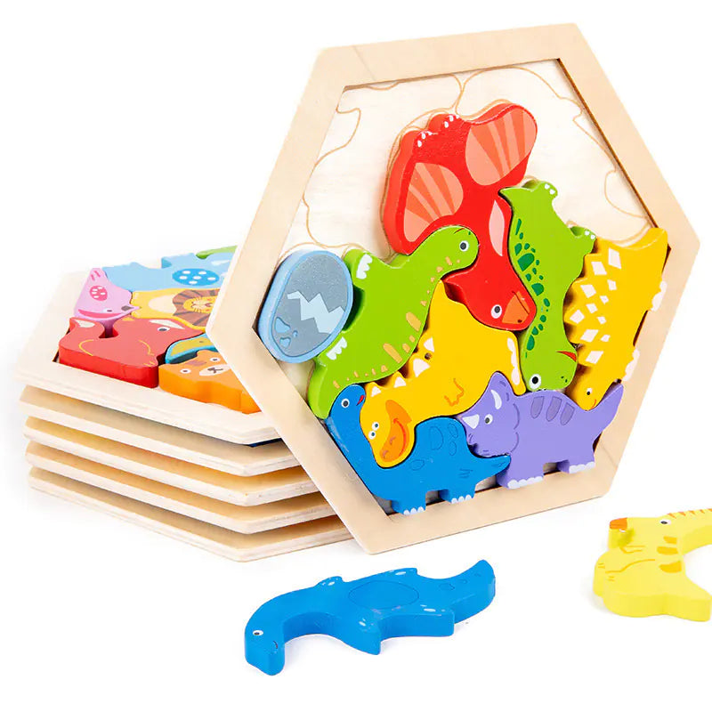 Montessori 3D Wooden Puzzle