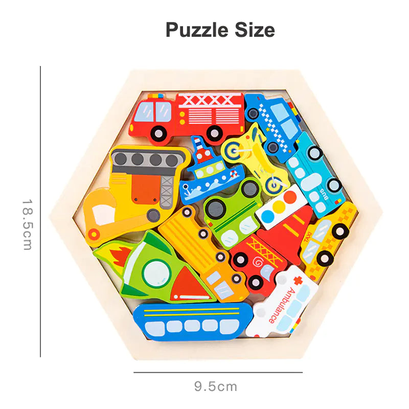 Montessori 3D Wooden Puzzle